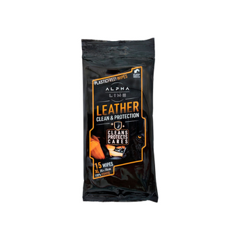 Alpha Line Lederreinigung & Pflegetücher | 15er-Pack