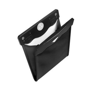 Auto Abfalltasche mit LED Beleuchtung 18 x 24cm Schwarz